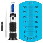 Portable Handheld Refractometer for Brix Measurement