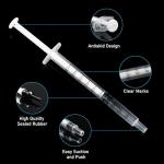 30 Pack 1ml Syringes for Lab and Pet Use