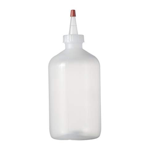 Boston Round Bottles with Yorker Cap, 16 oz, 12 Pack