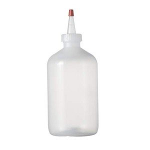 Boston Round Bottles with Yorker Cap, 16 oz, 12 Pack