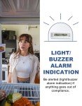 Dual Channel Digital Refrigerator Thermometer with Alarm