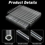 20 Clear Glass Tubes for Art & DIY Projects