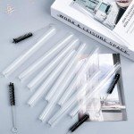 20 Clear Glass Tubes for Art & DIY Projects