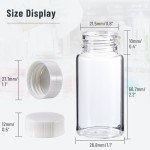 20mL Borosilicate Glass Scintillation Vials, 100 Pack