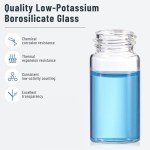 20mL Borosilicate Glass Scintillation Vials, 100 Pack