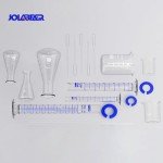 JOLABEAR 18-Piece Lab Glassware Set for Chemistry