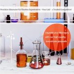 JOLABEAR 18-Piece Lab Glassware Set for Chemistry