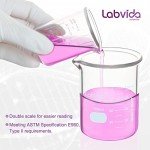 12-Piece Heavy Duty Glass Beaker Set, 250ml