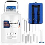 Bonvoisin 6L Liquid Nitrogen Dewar Tank with Bag