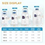 Bonvoisin 6L Liquid Nitrogen Dewar Tank with Bag