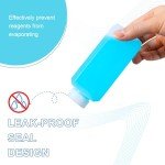 Leak Proof Plastic Bottles with Caps - 4 Pack