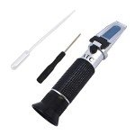 Black Brix Refractometer for Beer and Wine