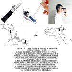 Black Brix Refractometer for Beer and Wine