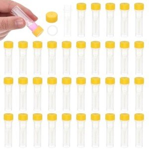 PATIKIL 0.5mL Cryogenic Vial Storage Tubes - 36 Pack
