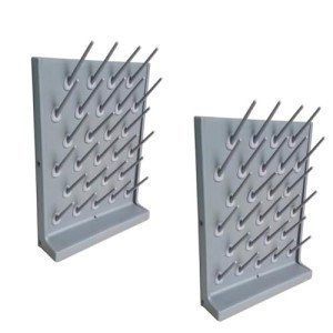 Wall-Mount Lab Glassware Drying Rack - 2 Pcs