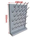 Wall-Mount Lab Glassware Drying Rack - 2 Pcs