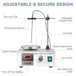 Digital Magnetic Stirrer Hot Plate with Adjustable Speed