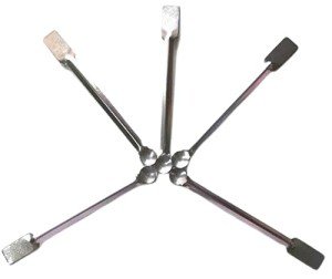 Set of 5 Dual-End Lab Spatulas and Spoons