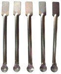 Set of 5 Dual-End Lab Spatulas and Spoons