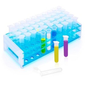 50Pcs 10ml Round Bottom Centrifuge Tubes Set