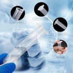 50Pcs 10ml Round Bottom Centrifuge Tubes Set