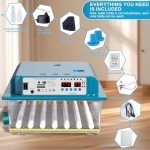 36 Egg Incubator with Automatic Turning and Humidity Control