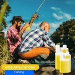 Baderke 4 Pcs Plastic Flask Set for Drinks