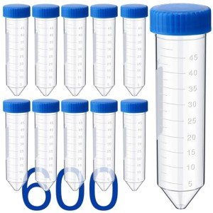 Lingvee Plastic Centrifuge Test Tubes with Caps