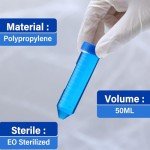 Lingvee Plastic Centrifuge Test Tubes with Caps