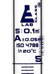 EISCO 5ml Graduated Cylinder with Blue Graduations