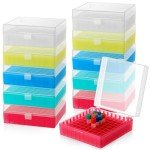 10 Pack Centrifuge Tube Storage Box with Lid