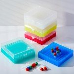 10 Pack Centrifuge Tube Storage Box with Lid