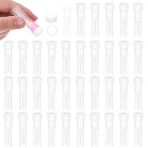 PATIKIL 0.5mL Plastic Cryogenic Vials, 36 Pack