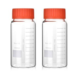 Kestun 1000ml Wide Mouth Graduated Reagent Bottles