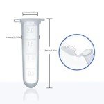 2ML Clear Micro Centrifuge Tubes, 500 Pack
