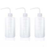 500ml Plastic Wash Bottle Set for Lab Use