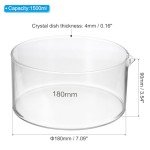 PATIKIL 1500ml Borosilicate Glass Crystallizing Dish