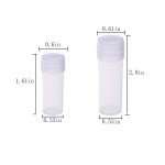 Plastic Vials Set: 10pcs 5ml & 10pcs 7ml