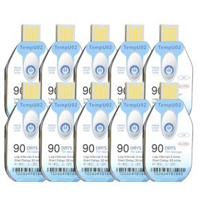 Tzone USB Temp Logger - 10 Pack Disposable