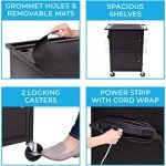 Stellar AV Cart - Mobile Workstation with Locking Wheels