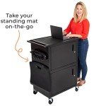 Stellar AV Cart - Mobile Workstation with Locking Wheels
