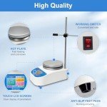 WEST TUNE LCD Hotplate Magnetic Stirrer with Program Settings