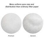 Stonylab 100-Pack Filter Paper Circles, 90 mm