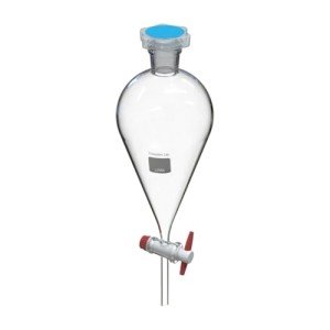 125 mL Borosilicate Glass Separatory Funnel with Stopcock