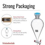 125 mL Borosilicate Glass Separatory Funnel with Stopcock
