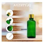 Green Glass Dropper Bottle 1.75 oz for Liquids