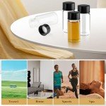 100 Pack 5ml Clear Glass Sample Vials