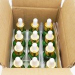 Green Glass Dropper Bottle 1.75 oz for Liquids