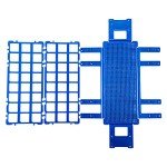 3-Pack Detachable Blue Test Tube Rack Holder