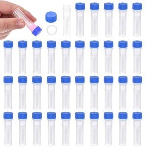0.5mL Plastic Cryogenic Vials - Pack of 36